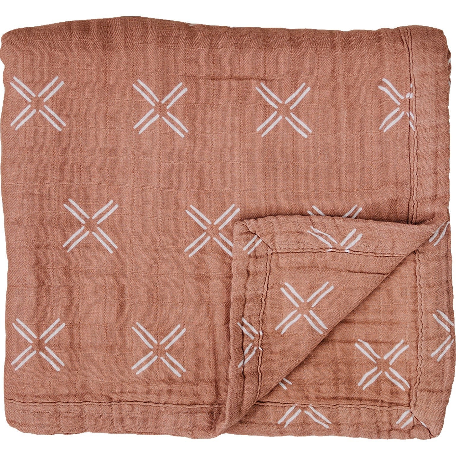 Just Peachy Muslin Quilt - Textile, Linens, Blanket, Linen, Triangle | Everetts Place
