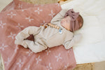 Mebie Baby Just Peachy Muslin Swaddle Blanket For Babies 100 Percent Cotton By Mebie Baby - 