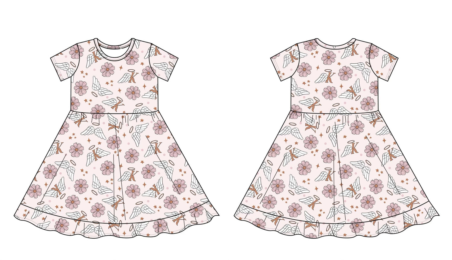 DREAM BIG LITTLE CO KALLIE'S WING'S DREAM RUFFLE DRESSEveretts Place