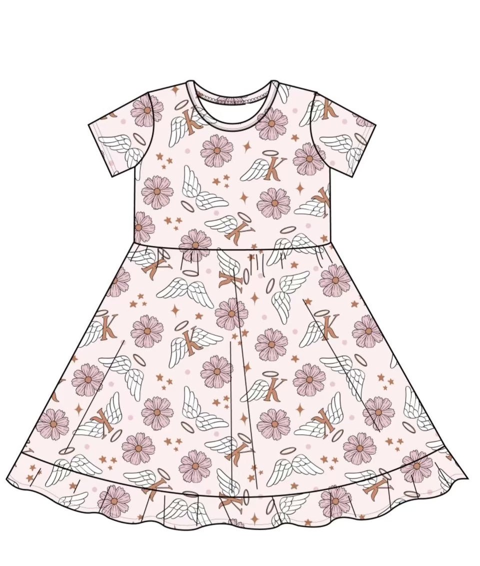 DREAM BIG LITTLE CO KALLIE'S WING'S DREAM RUFFLE DRESSEveretts Place