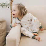 Little Joy Co. Keep Calm And Carrot On Bamboo Pajama Set 2pc Breathable - Everetts Place Boutique - 