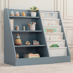 Comfy Cubs Kids Bookshelf - Blue - 