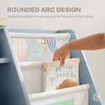 Comfy Cubs Kids Bookshelf - Blue - 