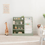 Comfy Cubs Kids Bookshelf - Sage - 