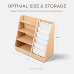 Comfy Cubs Kids Bookshelf - Wood - 