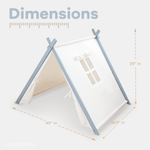 Comfy Cubs Kids Indoor Play Tent Pacific Blue By Comfy Cubs Deluxe - 