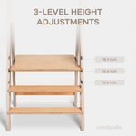 Comfy Cubs Kids Step Stool for Ages 3+ in Blush - 