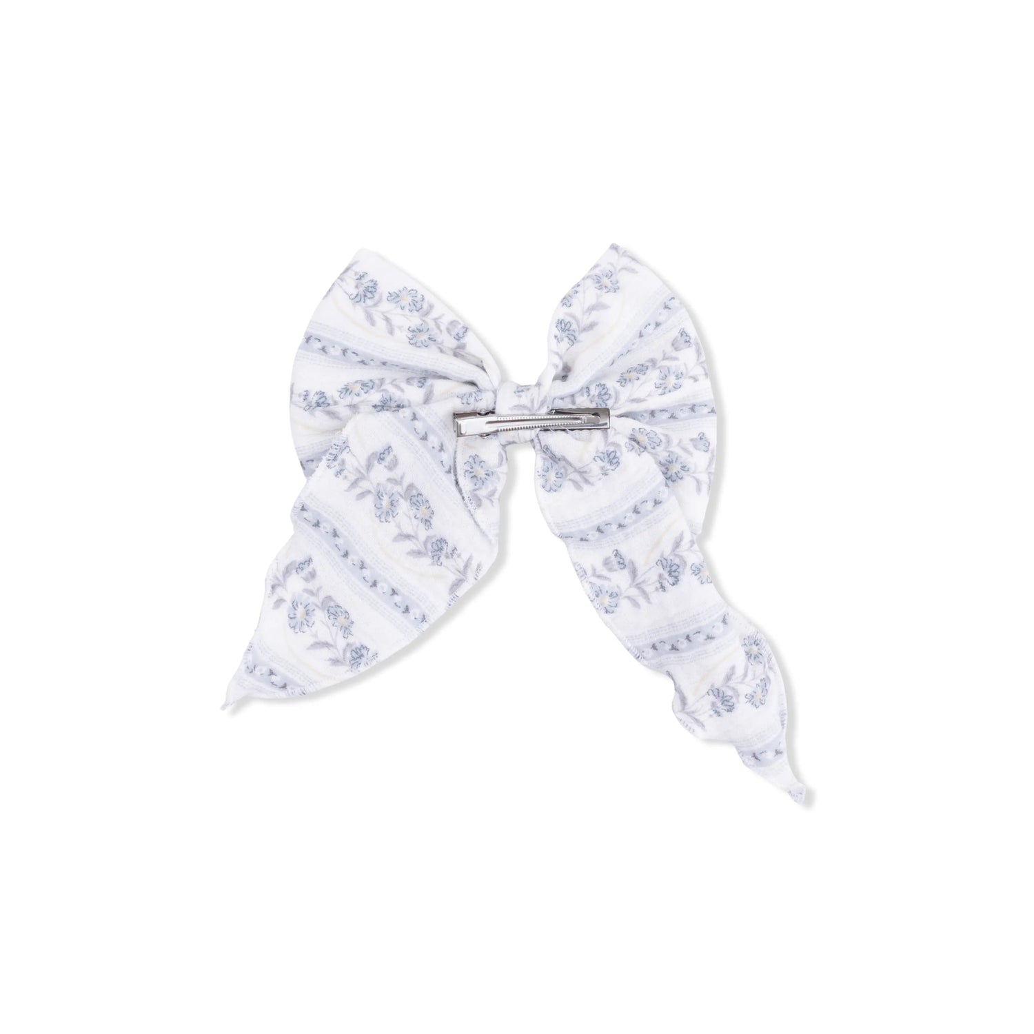 Angel Dear Kimberly Floral Stripe - Large Bow - 