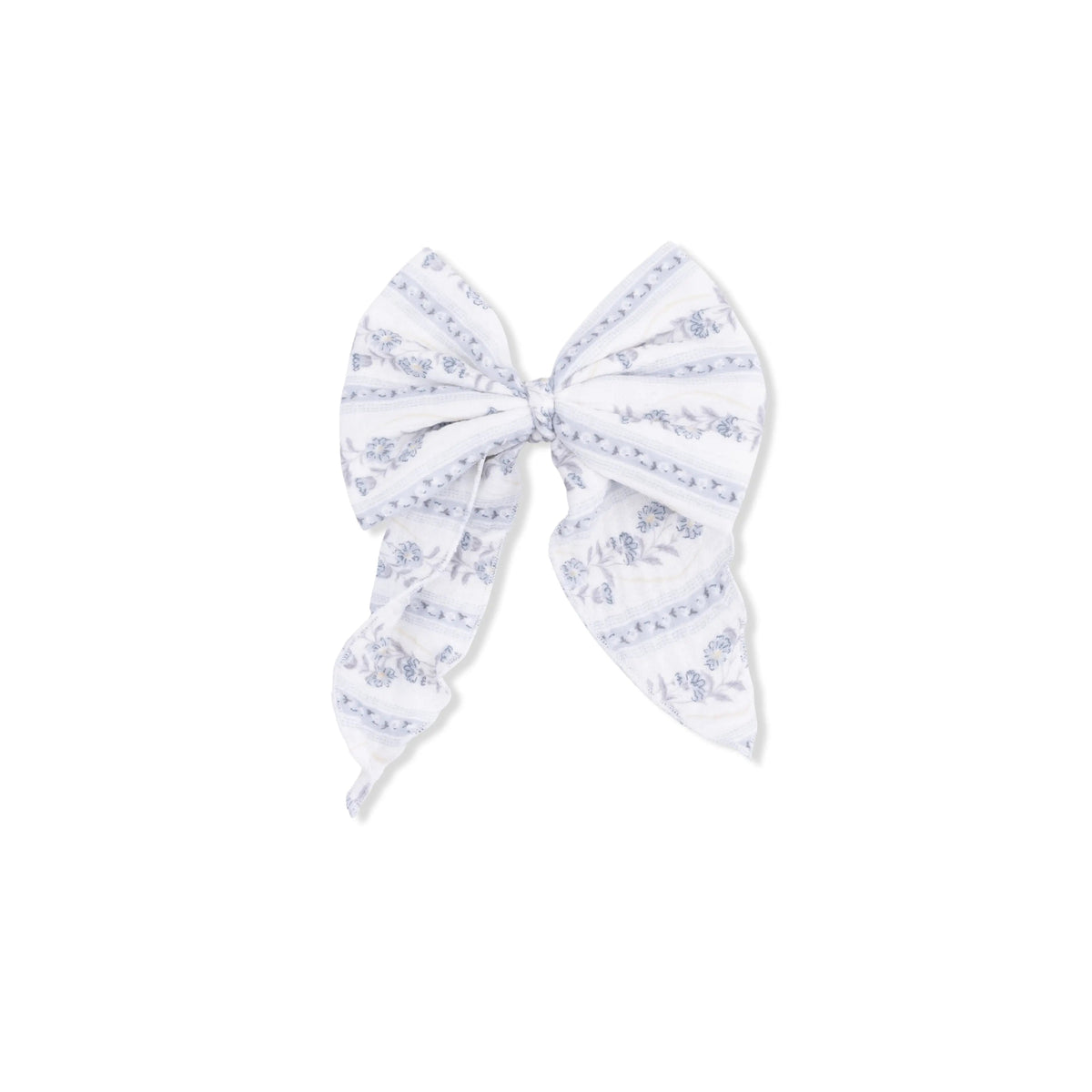 Angel Dear Kimberly Floral Stripe - Large Bow - 