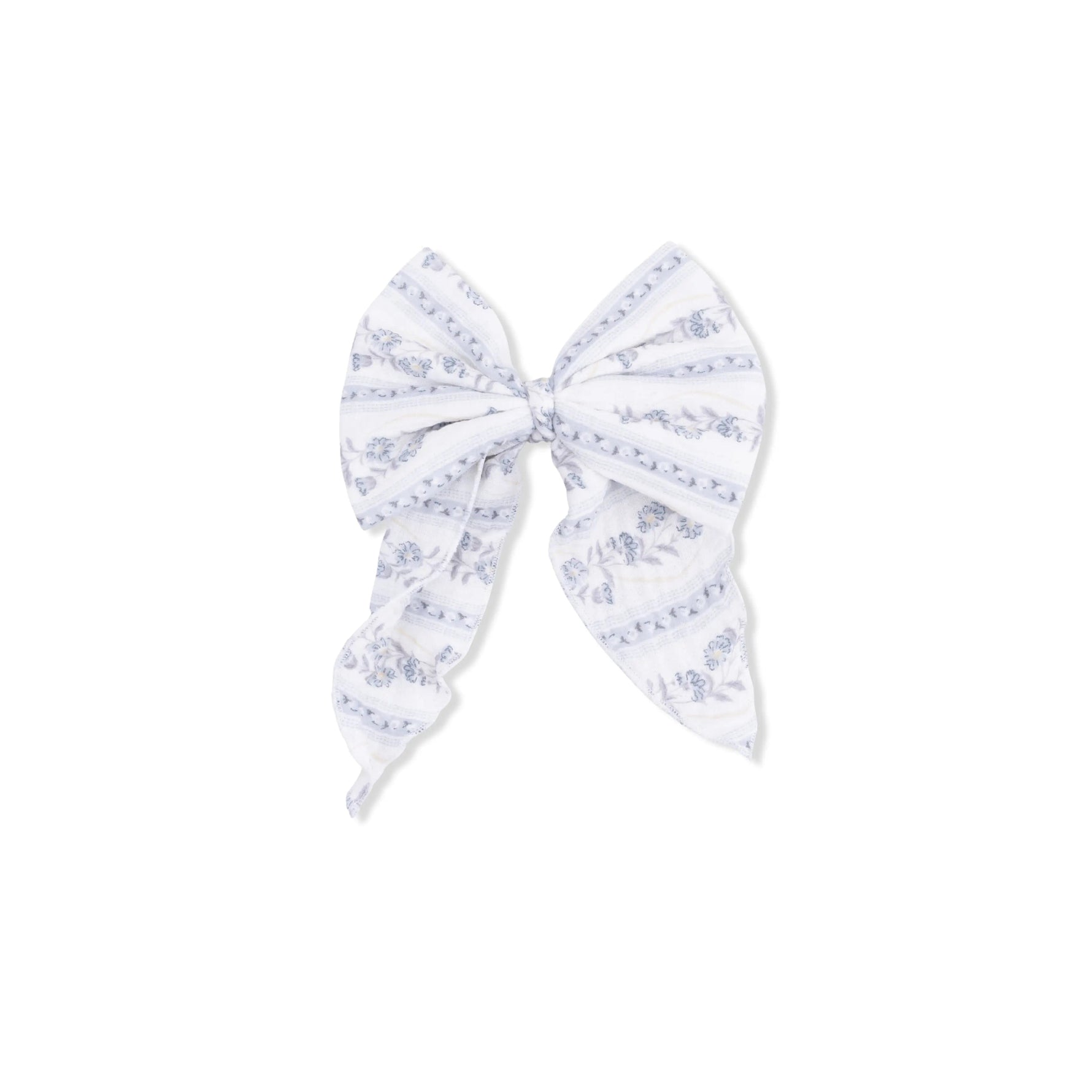 Angel Dear Kimberly Floral Stripe - Large Bow - 