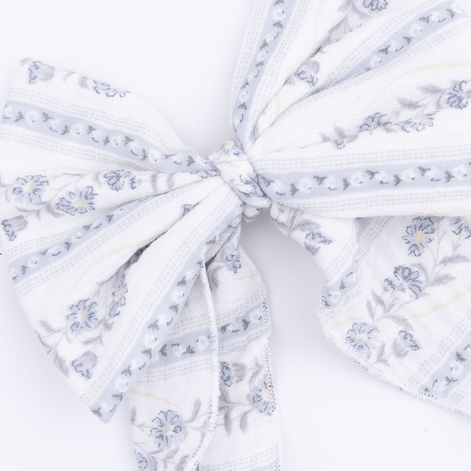 Angel Dear Kimberly Floral Stripe - Large Bow - 