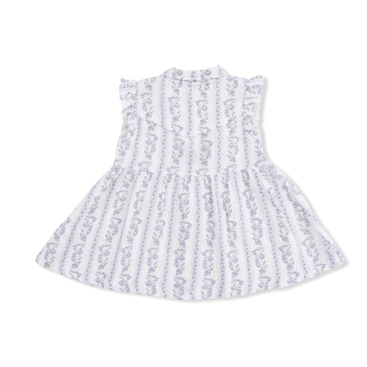Angel Dear Kimberly Floral Stripe - Western Pearl Snap Dress & Bloomer - 