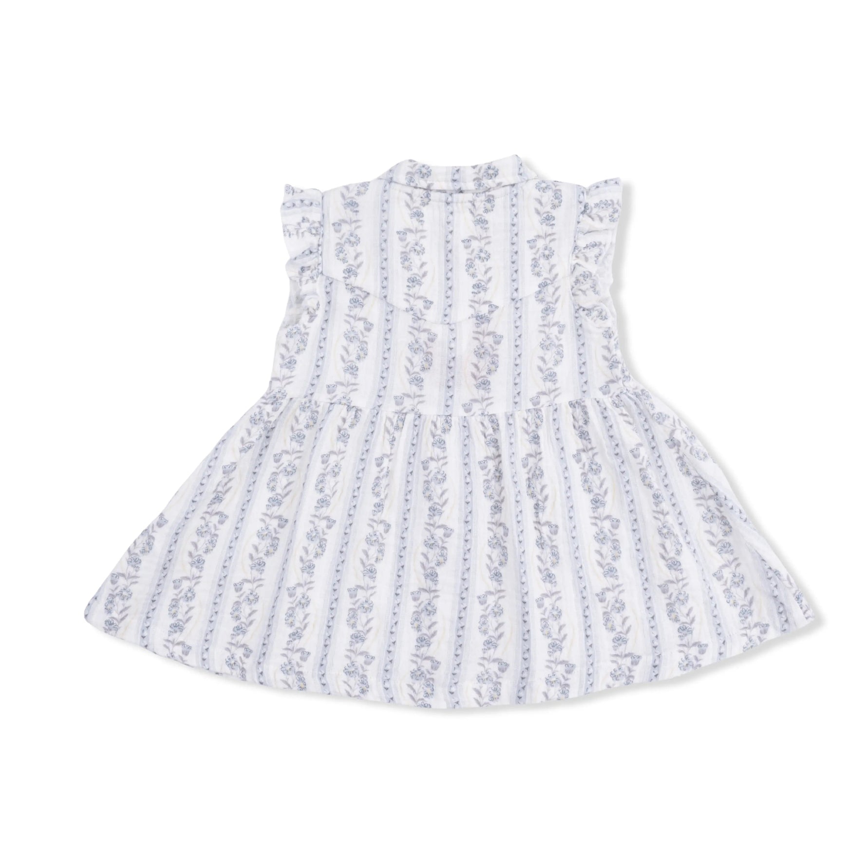 Angel Dear Kimberly Floral Stripe - Western Pearl Snap Dress & Bloomer - 