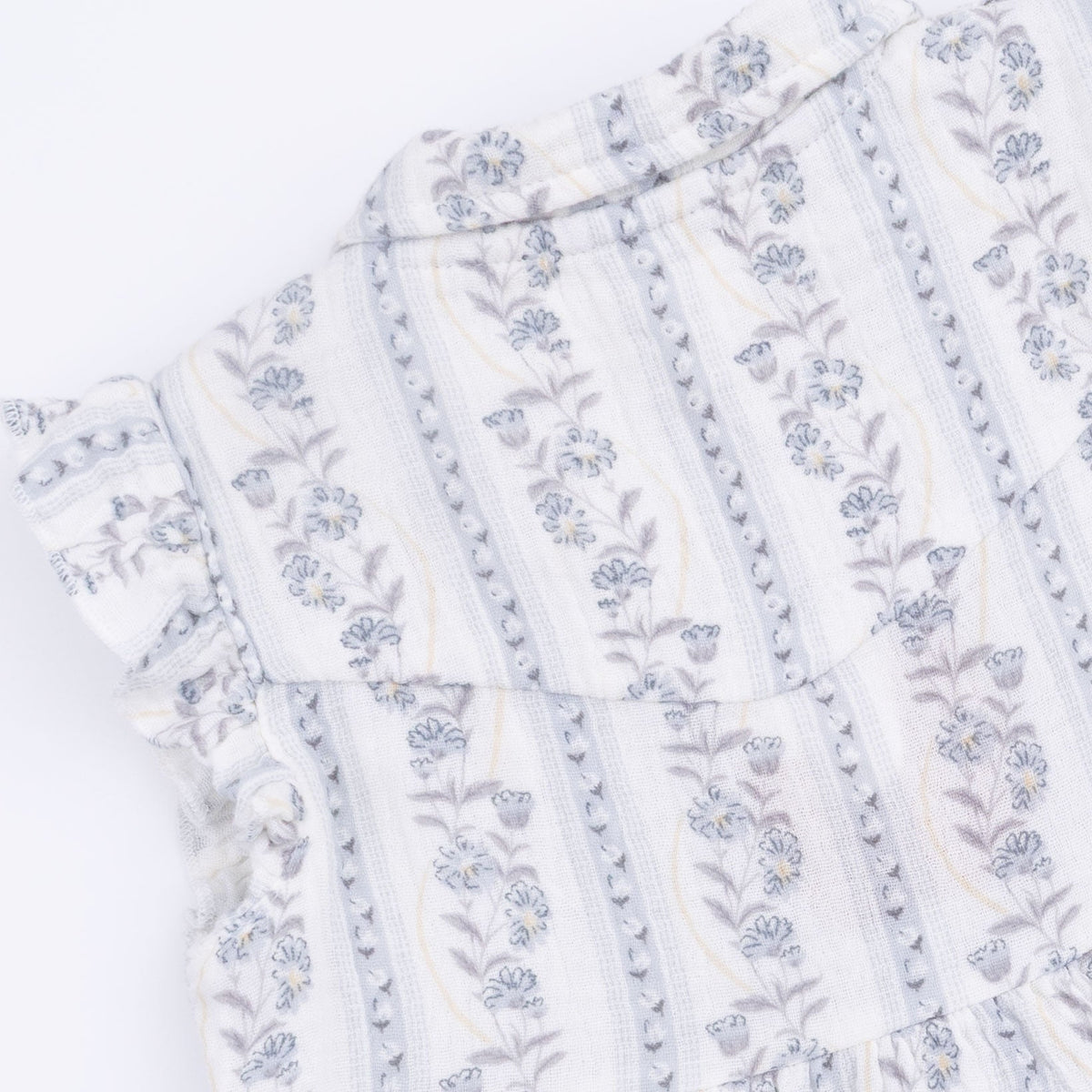 Angel Dear Kimberly Floral Stripe - Western Pearl Snap Dress & Bloomer - 