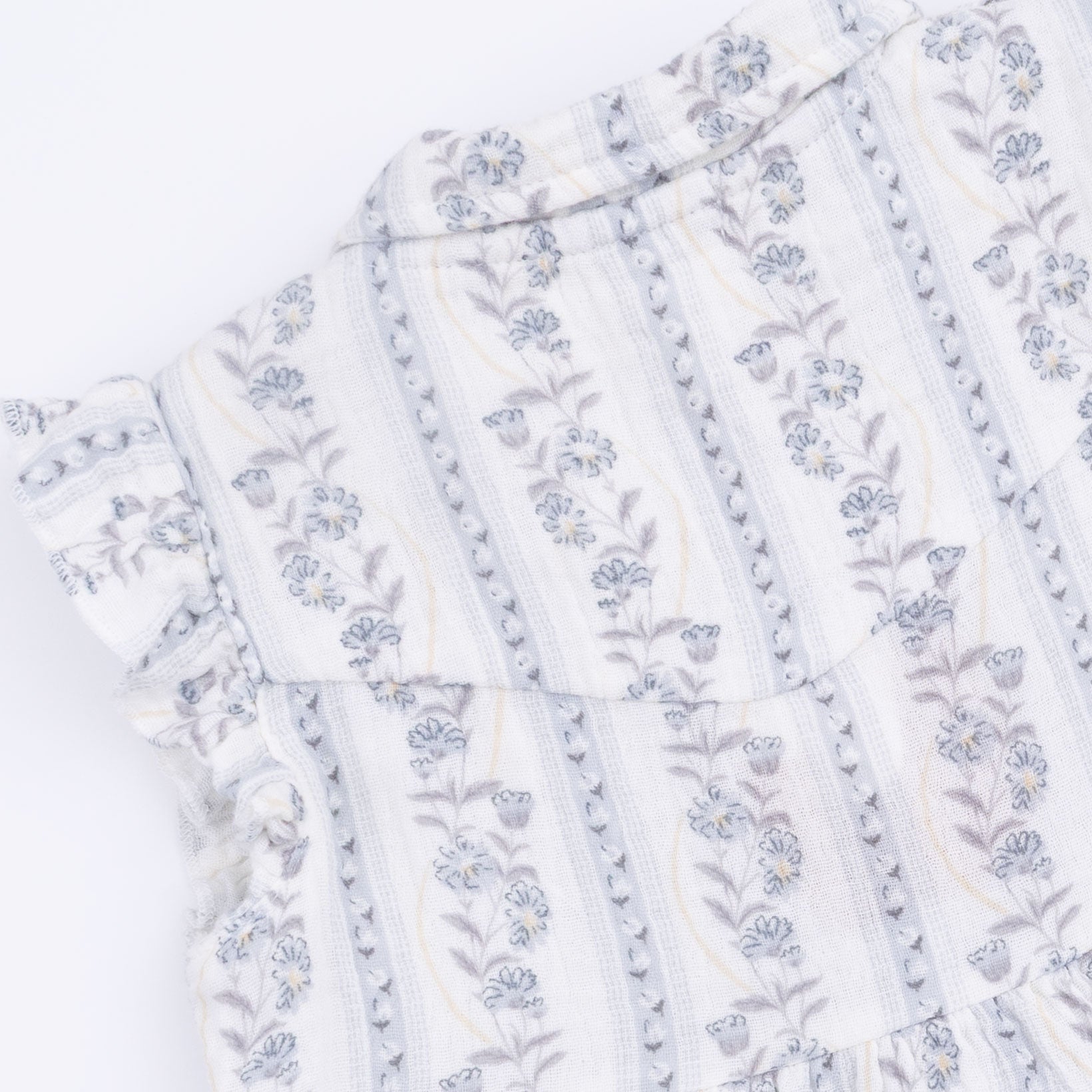 Angel Dear Kimberly Floral Stripe - Western Pearl Snap Dress & Bloomer - 