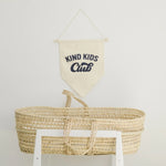 Little Joy Co. Kind Kids Club Canvas Pennant Natural With Wooden Dowel - Everetts Place Boutique - 