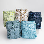 Fantasy: Essentials Pocket Cloth Diaper with Athletic Wicking Jersey, Grows with your Baby by Kinder Cloth Diaper Co.