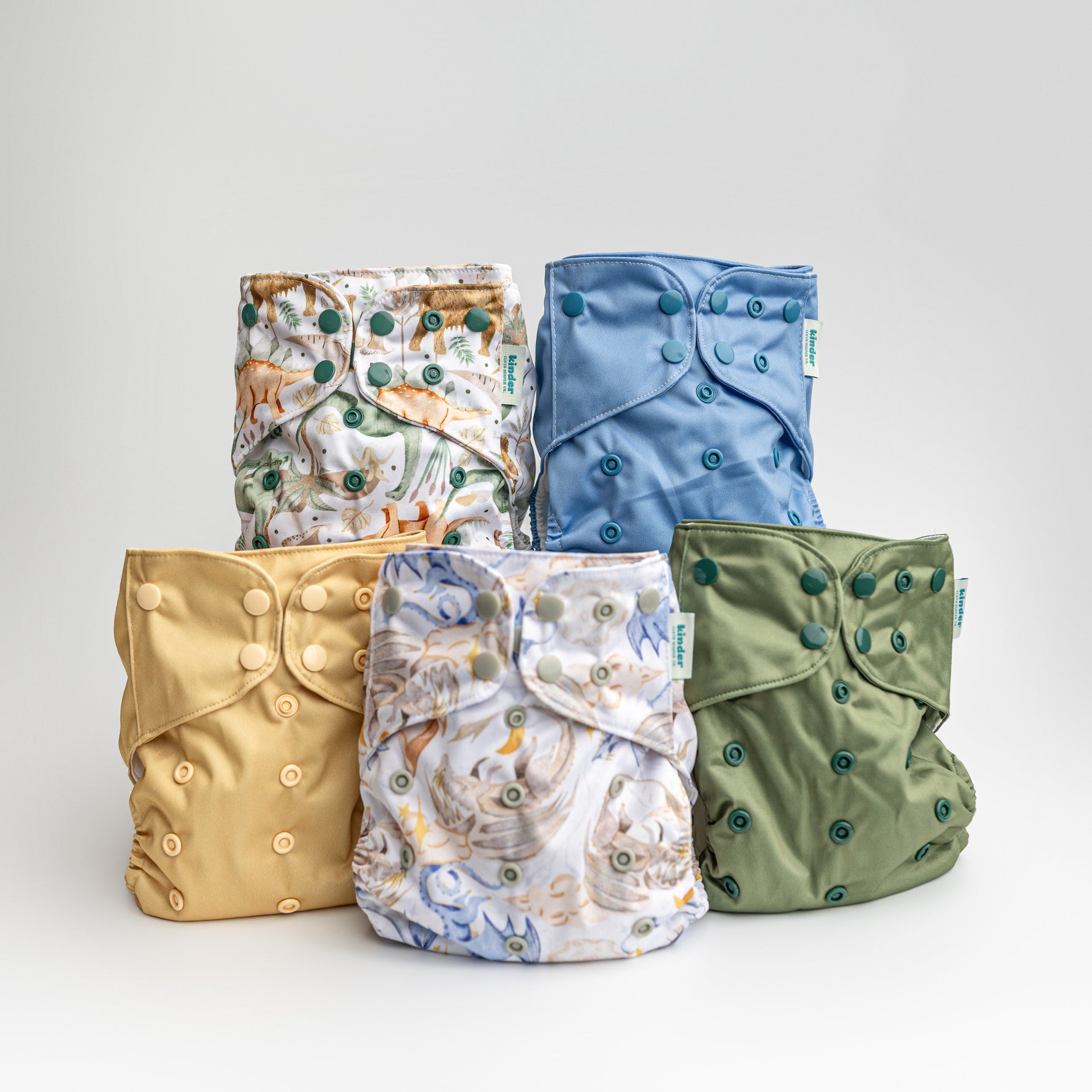 Fantasy: Essentials Pocket Cloth Diaper with Athletic Wicking Jersey, Grows with your Baby by Kinder Cloth Diaper Co.