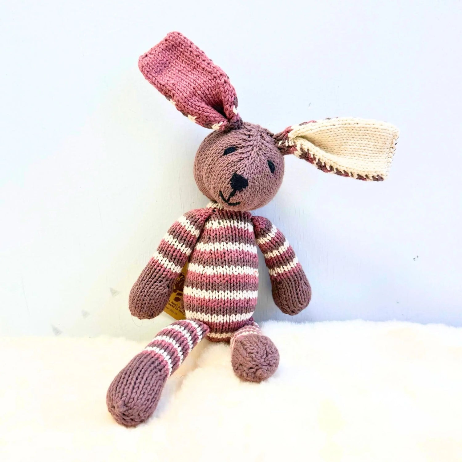 Knit Buddy  | Merry the Rabbit - Stuffed toy, Baby toys, Toy, Woolen, Plush | Everetts Place