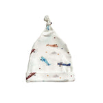 Harp Angel Boutique Knot Hat Vintage Airplane Soft Bamboo Spandex for Newborns Up to 3 Months - Apparel & Accessories > Clothing Accessories > Baby & Toddler Clothing Accessories > Baby & Toddler Hats Hat