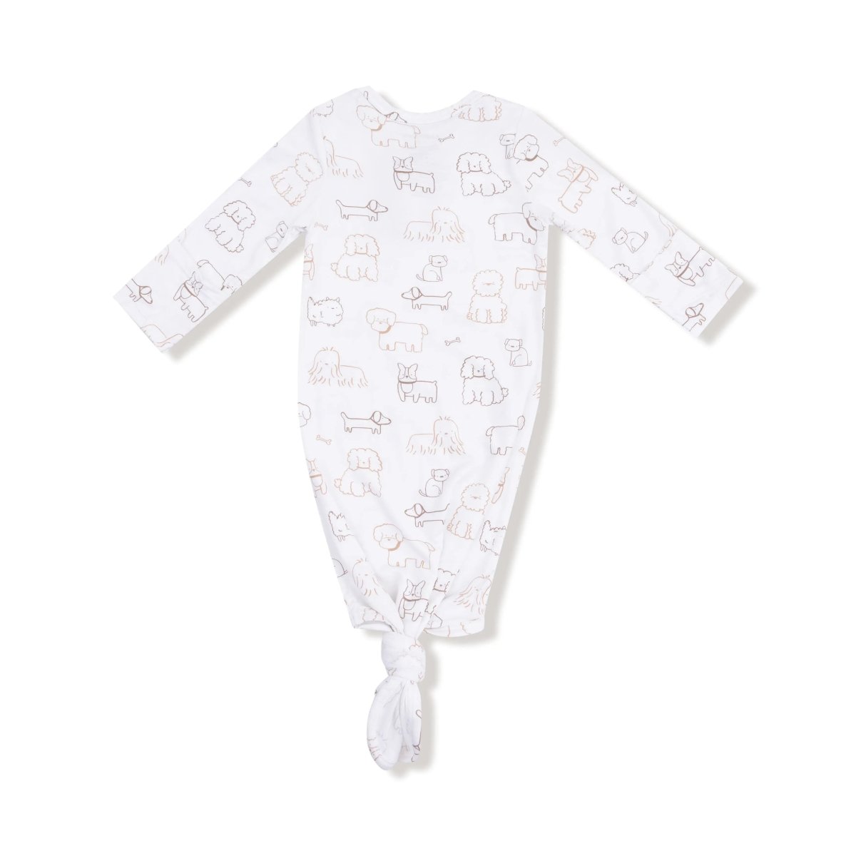Angel Dear Knotted Baby Gown Angel Dear Butter Soft Comfort Newborns - Everetts Place Boutique - 