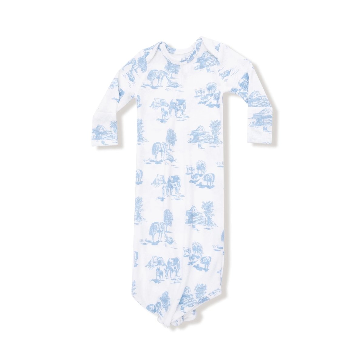 Angel Dear Knotted Baby Gown Angel Dear Soft Newborn Comfort Wear - Everetts Place Boutique - 