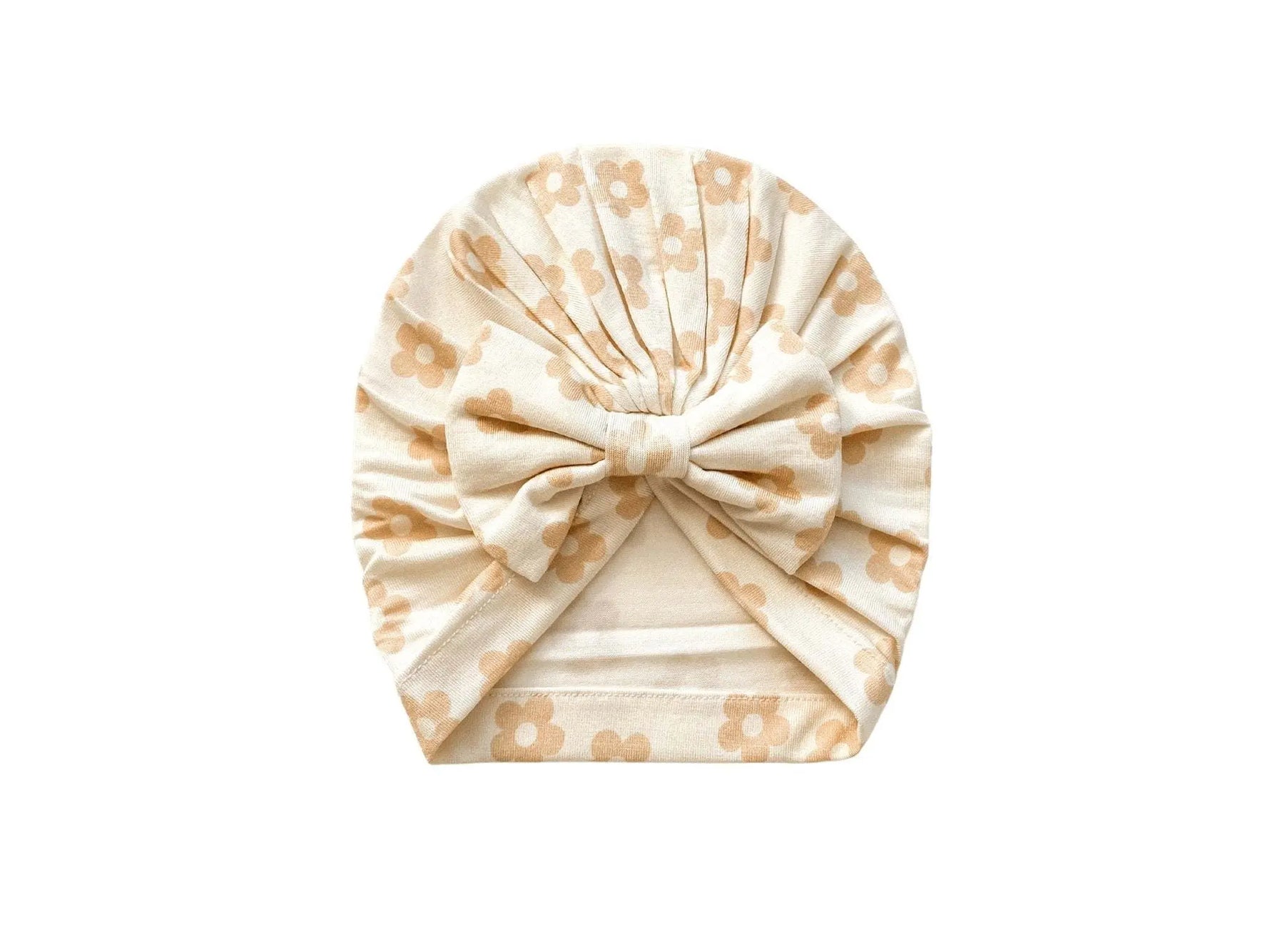 Harp Angel Boutique Soft Bamboo Viscose Baby Gown with Fold Over Cuffs for Newborns - Apparel & Accessories > Clothing > Baby & Toddler Clothing > Baby One-Pieces Knotted Gowns