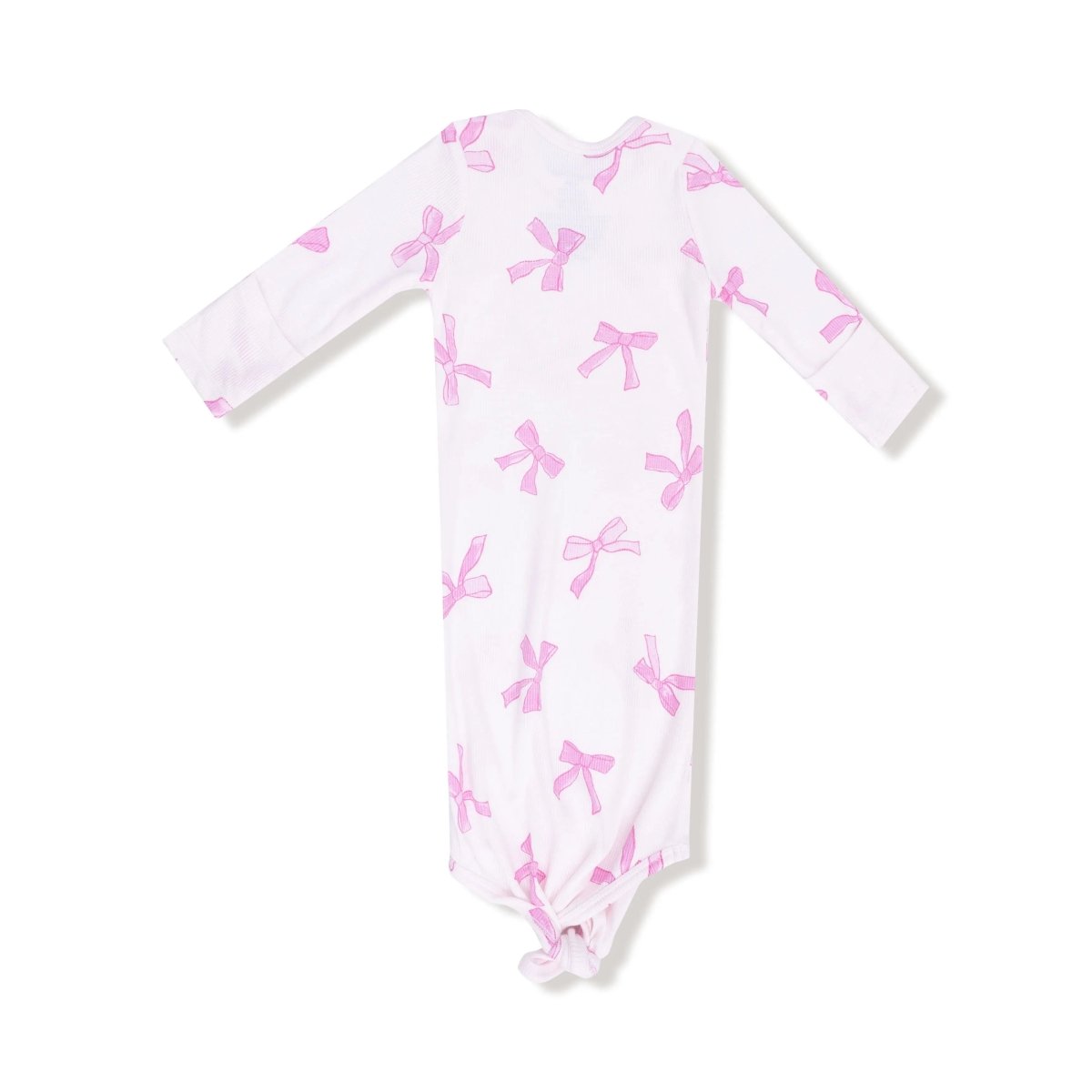 Angel Dear Knotted Baby Gown Buttery Soft Fabric Angel Dear Newborn - Everetts Place Boutique - 