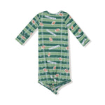Angel Dear Knotted Baby Gown for Comfortable Sleep and Easy Diaper Changes - 