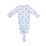 Angel Dear Knotted Baby Gown for Infants Soft Fabric Easy Change Perfect for Sleeping and Snuggling -