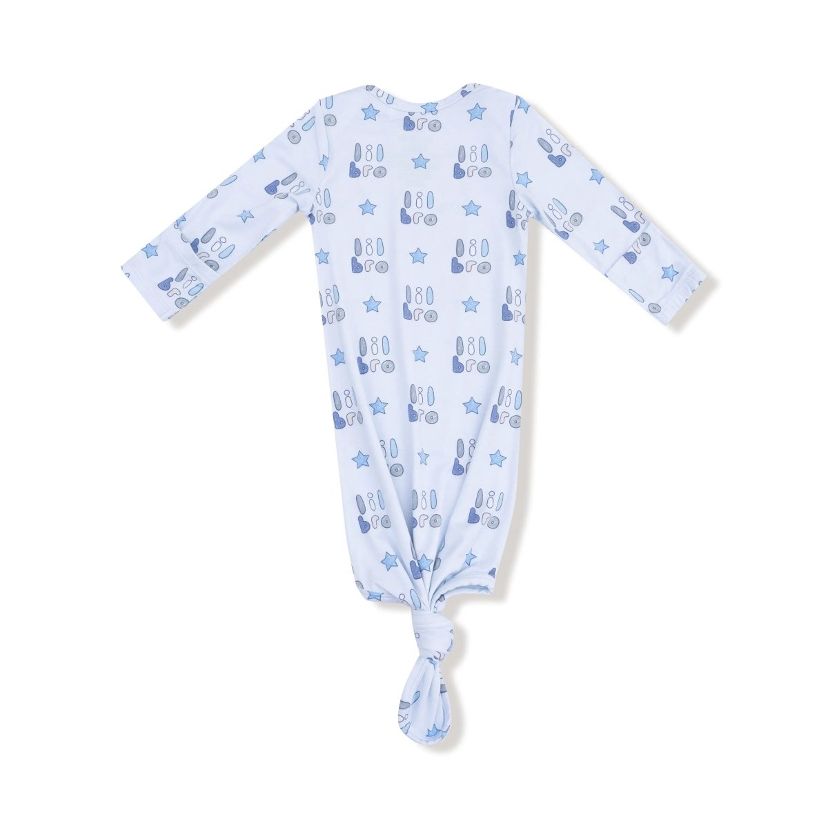 Angel Dear Knotted Baby Gown for Infants Soft Fabric Easy Change Perfect for Sleeping and Snuggling -