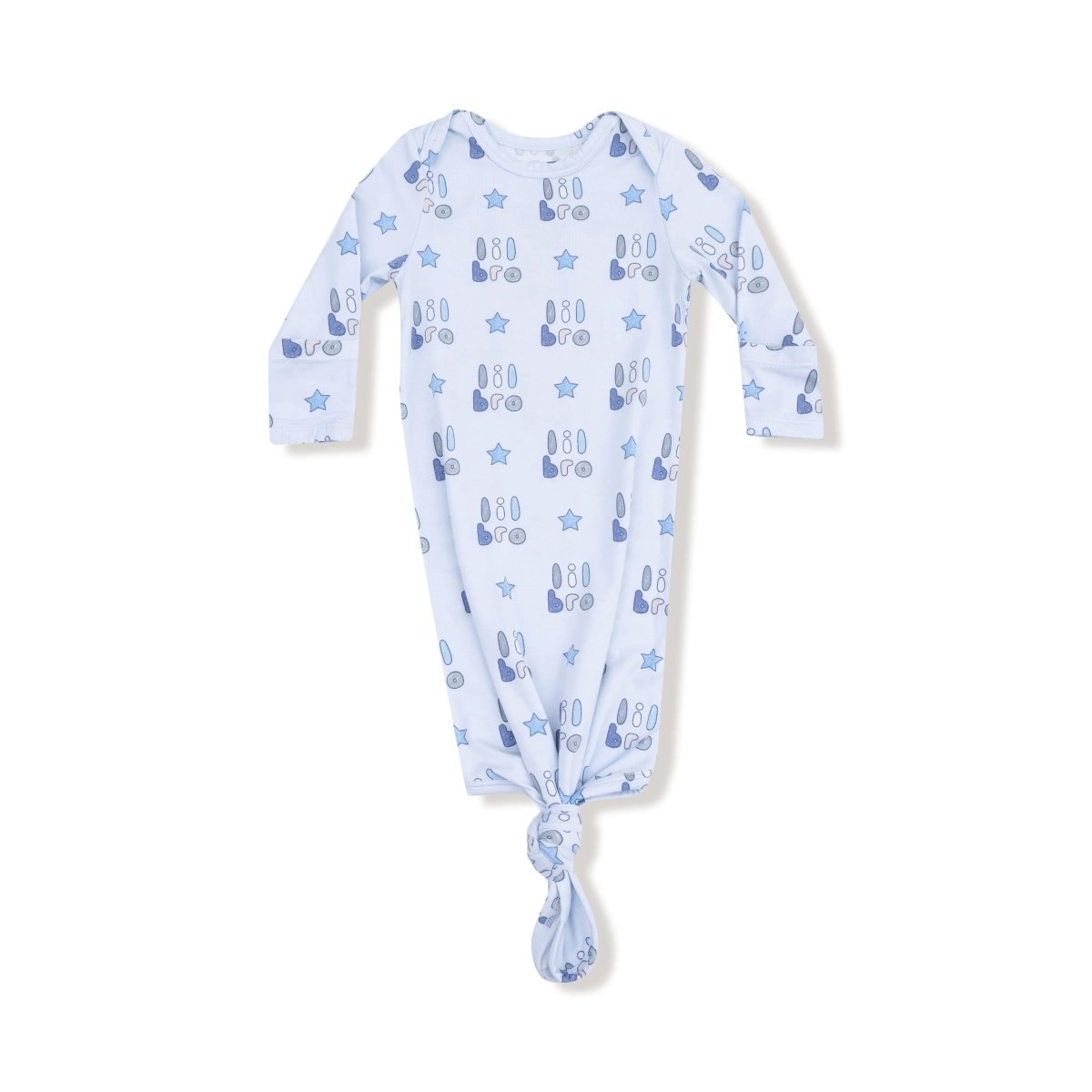 Angel Dear Knotted Baby Gown for Infants Soft Fabric Easy Change Perfect for Sleeping and Snuggling -