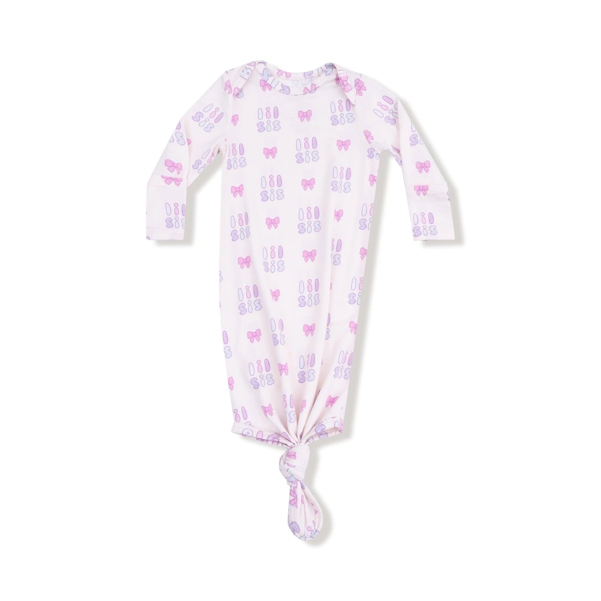 Angel Dear Knotted Baby Gown for Ultimate Comfort and Easy Late Night Changes - Everetts Place Boutique - 