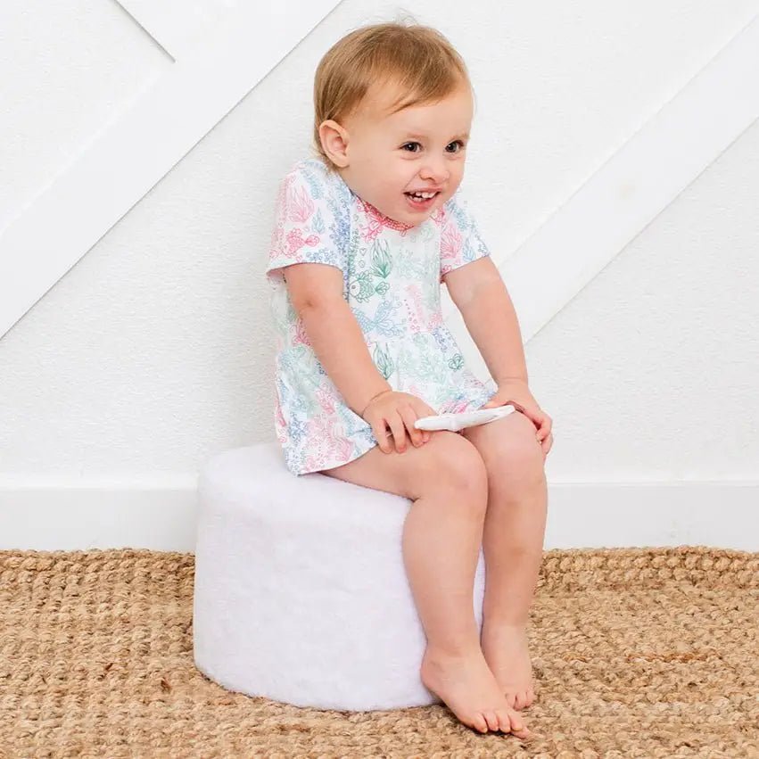 Bestaroo Koi Fish Bamboo Bodysuit Dress Ultra Soft With Snap Closure For Babies - 