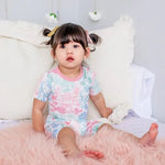 Bestaroo Koi Fish Pajama Set for Kids Bamboo Short Sleeve Matching Top and Bottom - 