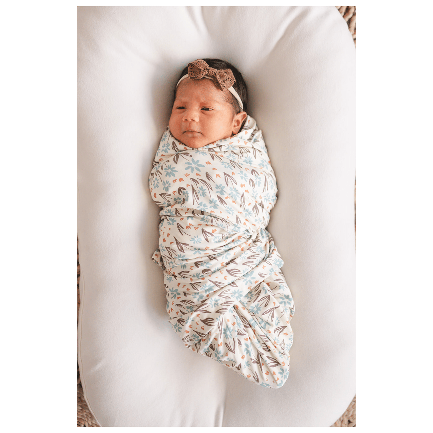 La La Floral Bamboo Baby Swaddle Blanket – Stretch Newborn Swaddle - Baby & Toddler Clothing, Linens, Child, Toddler, Infant | Everetts Place