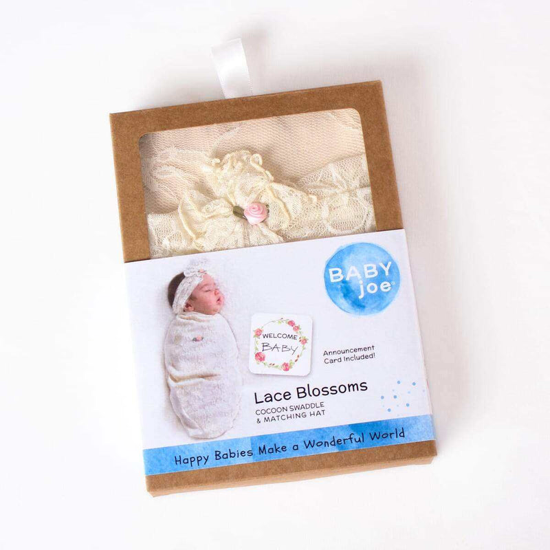 Lace Blossoms Swaddle - Everetts Place: Online Boutique - Kids & Babies