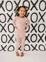 Little Joy Co. Laced With Love 2pc Bamboo Pajamas Set Ultra Soft Cozy - Everetts Place Boutique - 