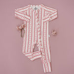 Little Joy Co. Laced With Love Bamboo Zippy Romper for Babies Comfort - Everetts Place Boutique - 