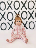 Little Joy Co. Laced With Love Bamboo Zippy Romper for Babies Comfort - Everetts Place Boutique - 