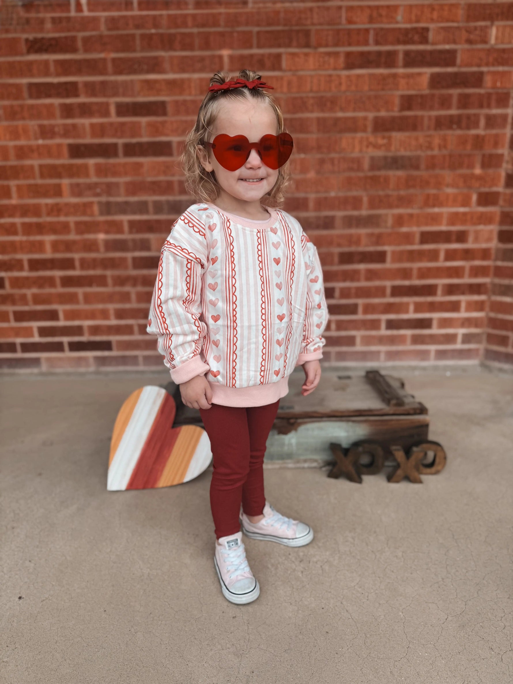 Little Joy Co. Laced with Love Crewneck Sweatshirt - 