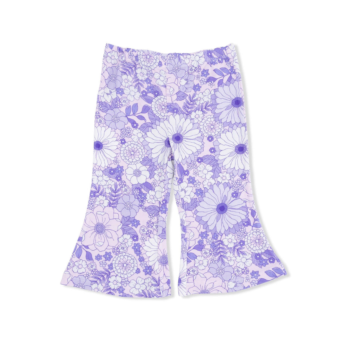 Angel Dear Lacy Lavender Floral - Peplum Tank Top with Baby Bells - 