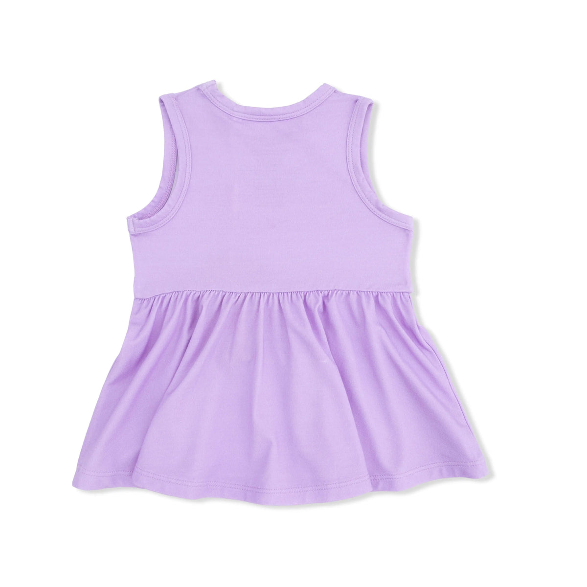 Angel Dear Lacy Lavender Floral - Peplum Tank Top with Baby Bells - 