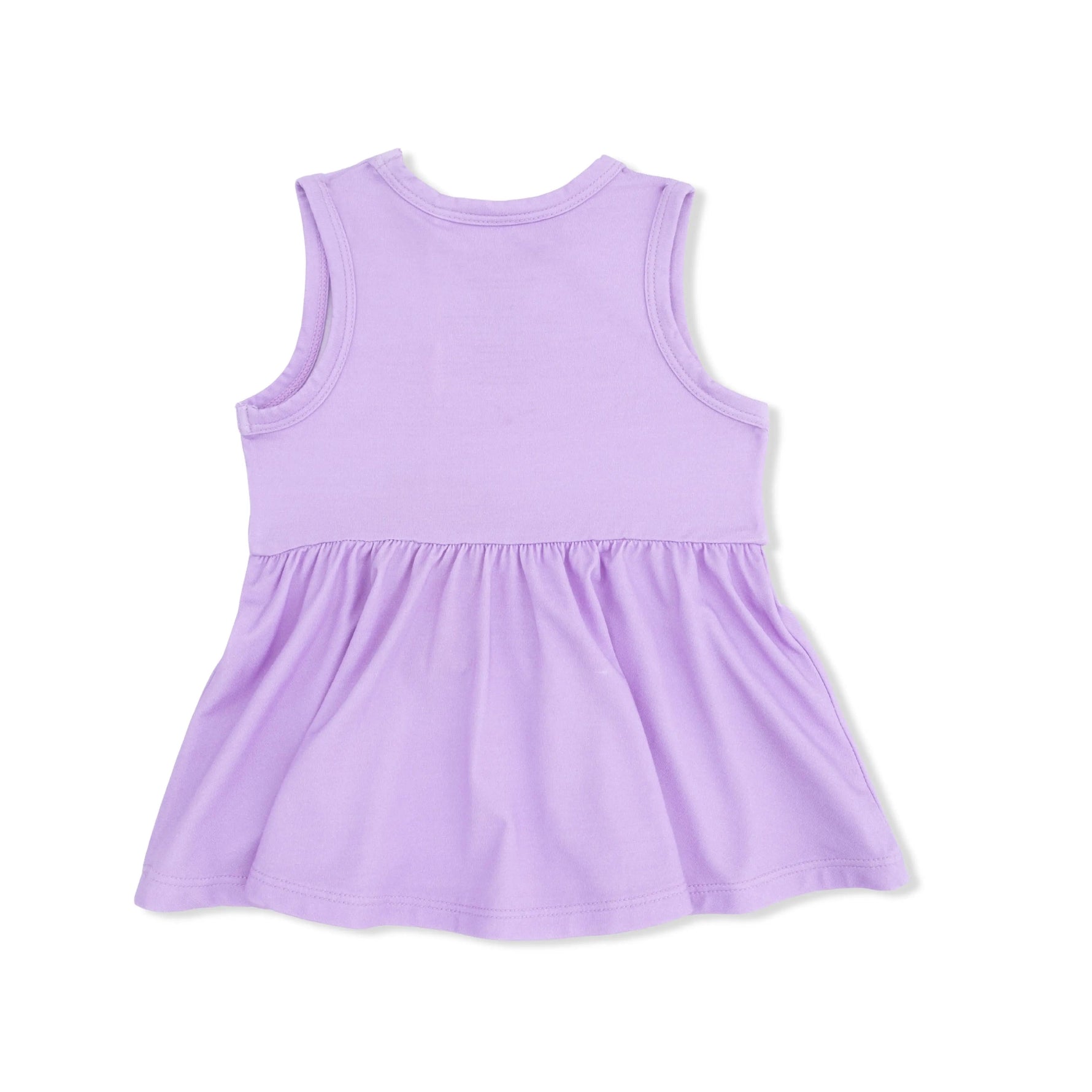 Angel Dear Lacy Lavender Floral - Peplum Tank Top with Baby Bells - 