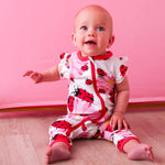 Ladybug Romper - Clothing, Baby & Toddler Clothing, Sleeve, Red, Child | Everetts Place