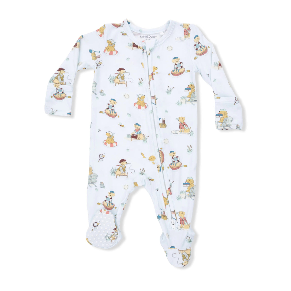 Angel Dear Lake Buddy Dogs - 2 Way Zipper Footie - 