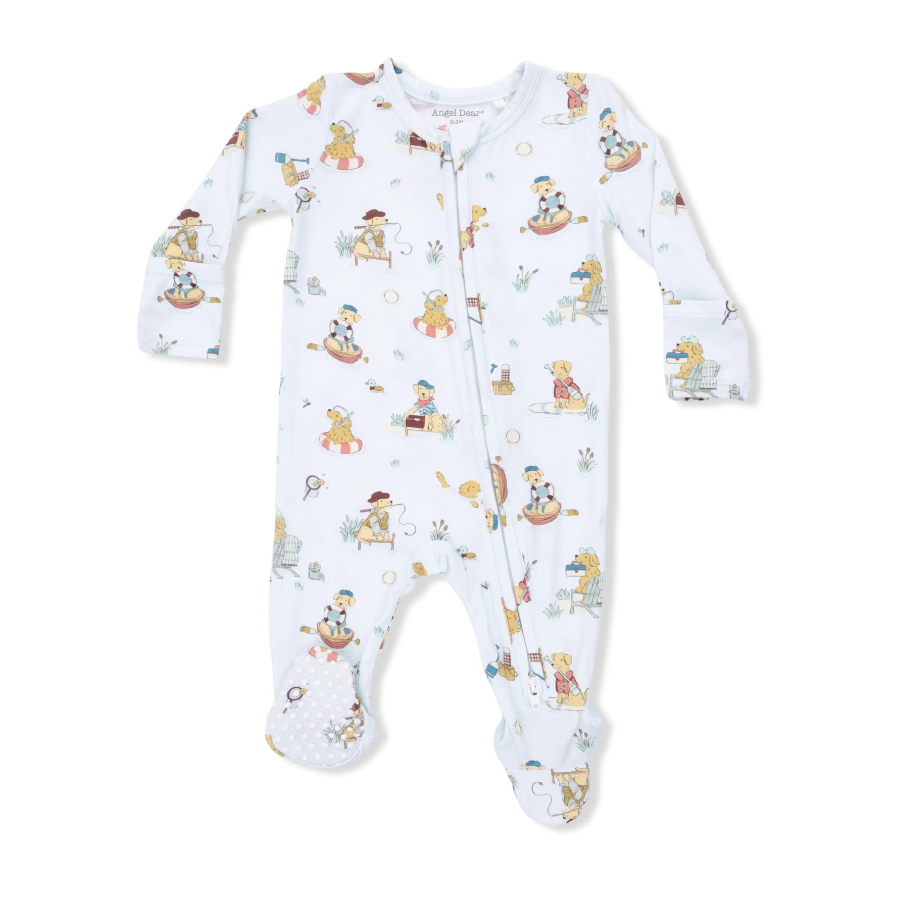 Angel Dear Lake Buddy Dogs - 2 Way Zipper Footie - 