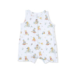 Angel Dear Lake Buddy Dogs - Sleeveless Shortie Romper - 
