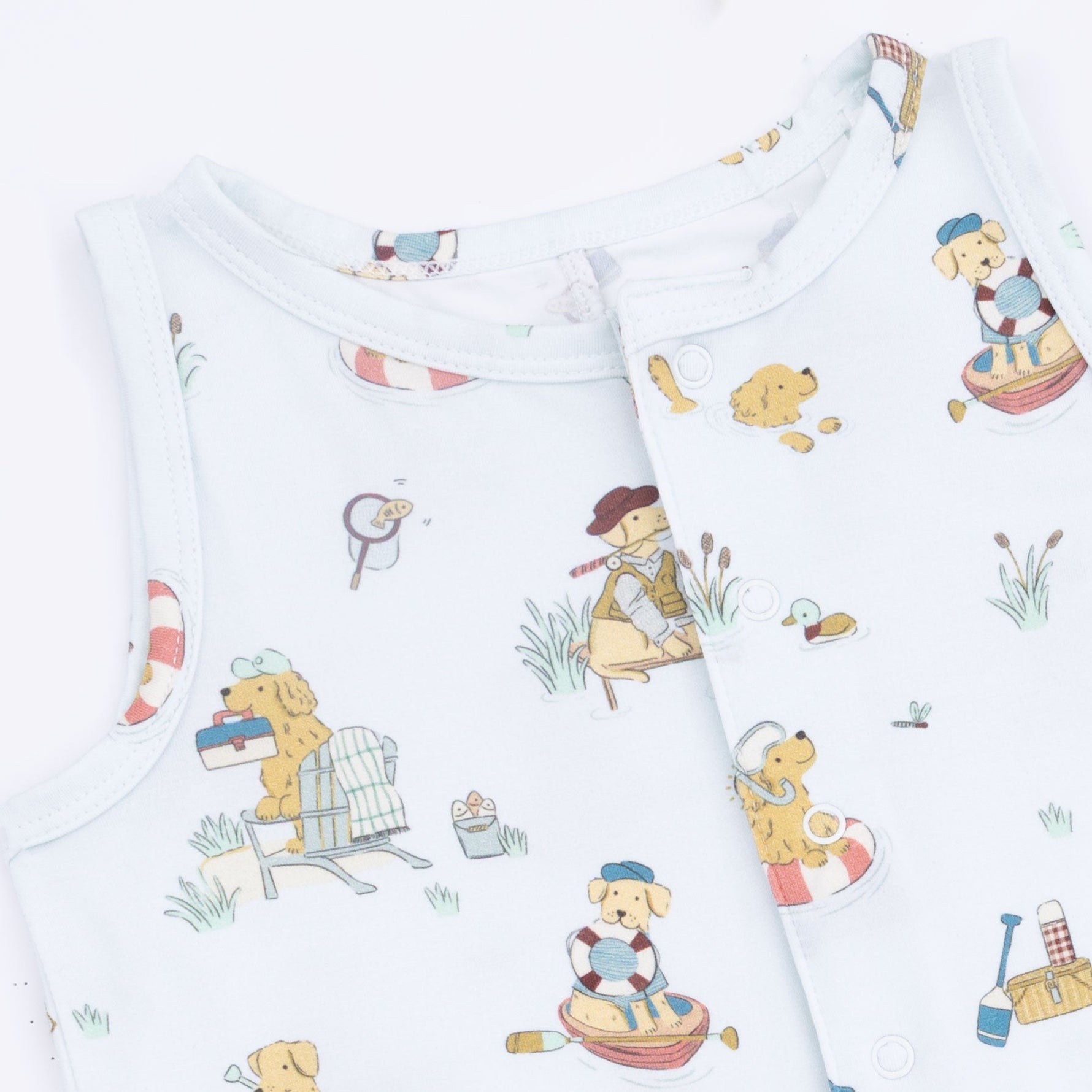 Angel Dear Lake Buddy Dogs - Sleeveless Shortie RomperEveretts Place
