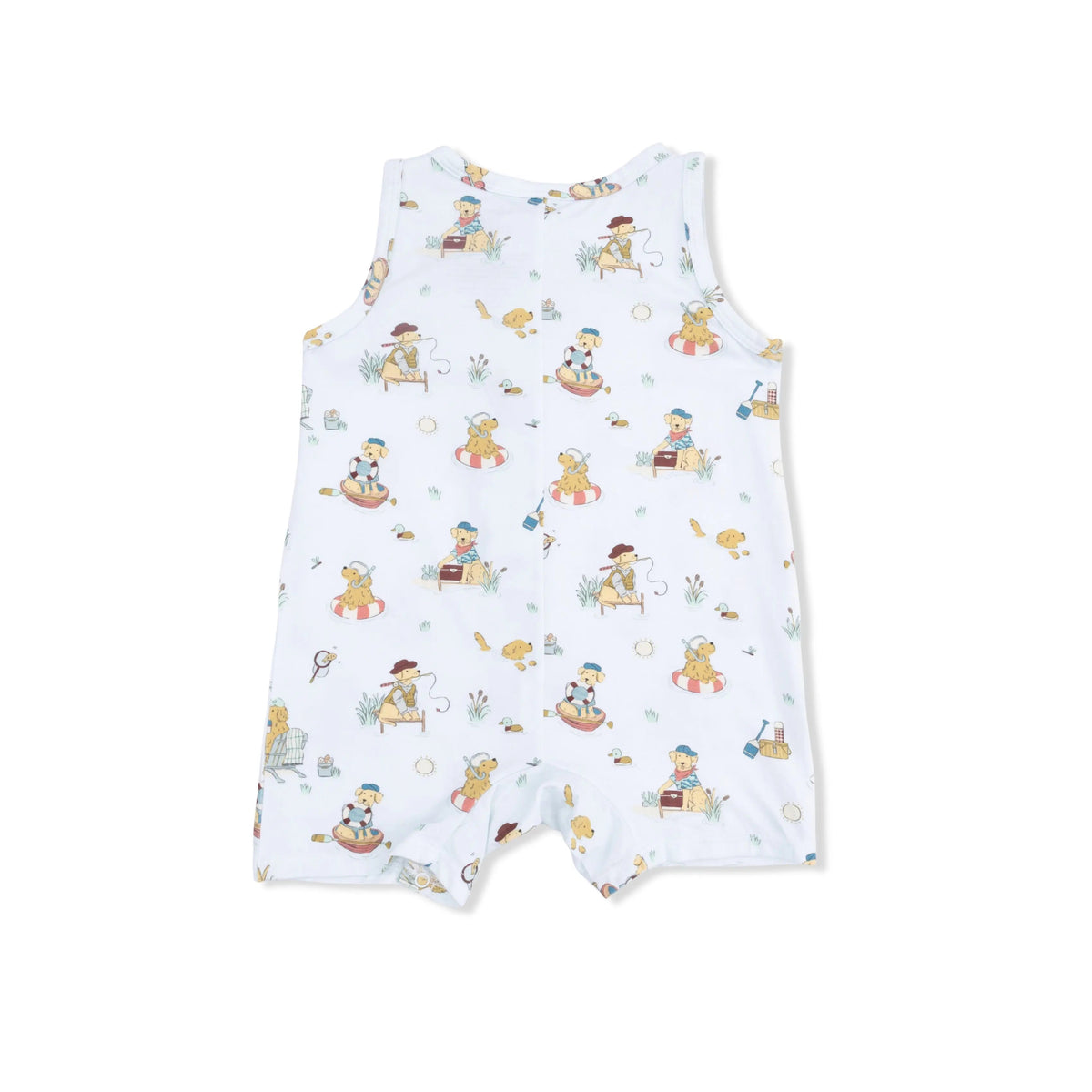 Angel Dear Lake Buddy Dogs - Sleeveless Shortie Romper - 